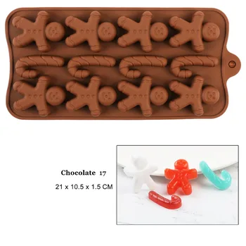 

Silicone Chocolate Mold Smiling face shape Ice Molds Cake Mould Bakeware Baking Tools DIY 3D cookies molds