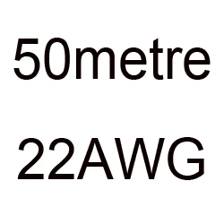 4 6 7 8 10, 11, 12, 13, 14, 15, 16, 17, 18, 20, 22, 24, 26 28 30 AWG силиконовый провод ультра гибкий Тесты линия кабель высокого Температура - Цвет: 50metre 22AWG