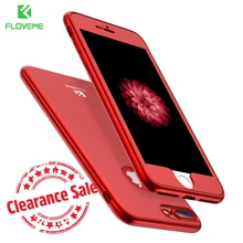 FLOVEME Case For iPhone 7 6 Plus Full Protector Phone Bag Case For iPhone 7 Plus Scrub Touch Coverage Cases For iPhone 6 6s Plus