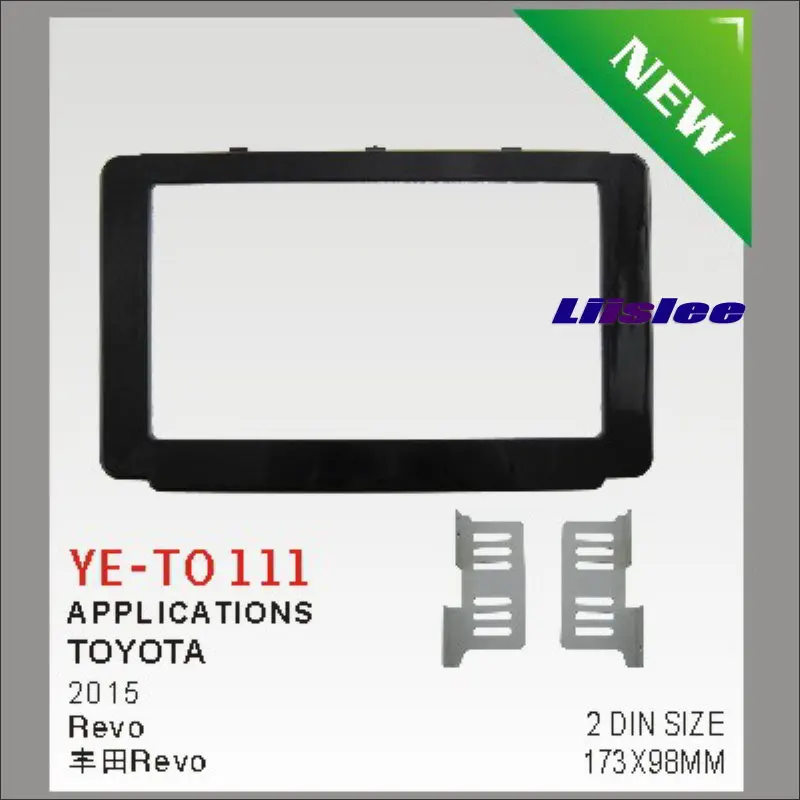 

Liislee 2 DIN Car Refitting Frame Panel For Toyota Revo 2015 Radio Stereo CD DVD Player NAVI Navigation / Dashboard Fascia Kits