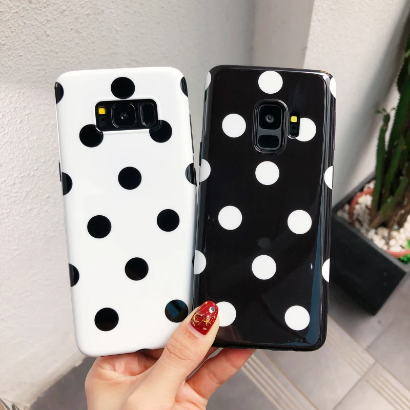 Simple Couple Pattern Case for Samsung Gialaxy Note9 Note8 Soft IMD Phone Cases For samsung S7Edge S8 S9 Plus Cover Coque |