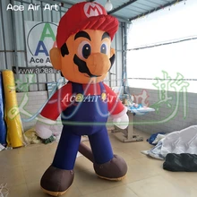 Подгонянный гигантский надувной Персонаж Мультфильма надувной Супер Марио для события в Онтарио Сделано в Китае