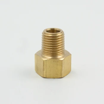 

Legines 2Pcs Brass Brake Line Inverted Flare Male Connector Adapter Fitting 1/8" 1/4" 5/16" 3/8" 1/2" 5/8" Tube OD to NPT Male