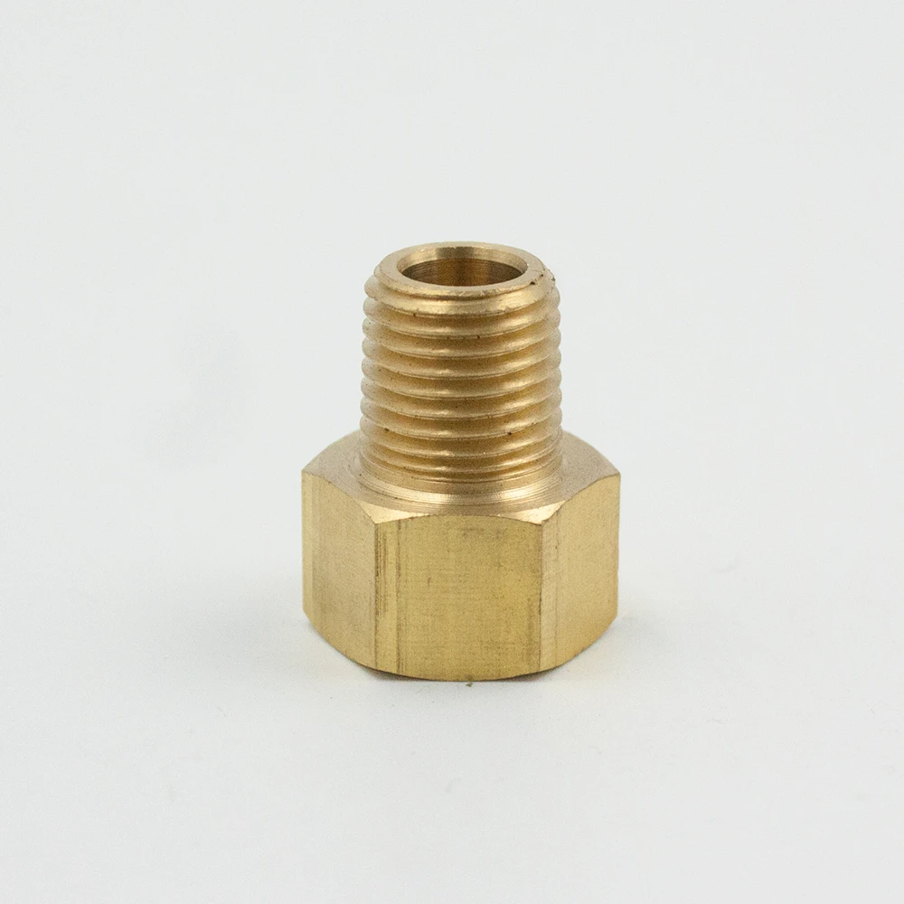 Legines Brass Inverted Flare Fitting Brake Line Adapter 1/2 Tube OD x 1