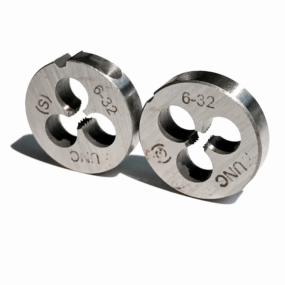 Бесплатная доставка 2 шт. DIY Качество UNC 6-32 американский стандарт Die Threading Tools станок Модель инженер нить чайник