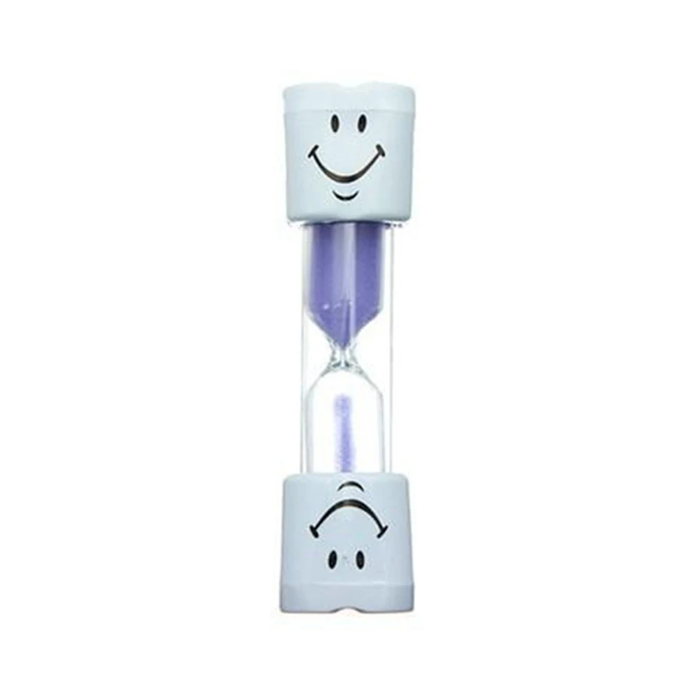 New Children's Toys Kids Cute Toothbrush Hourglass Sandglass Glass Smiley Smile Sand Egg Timer Xmas Gift