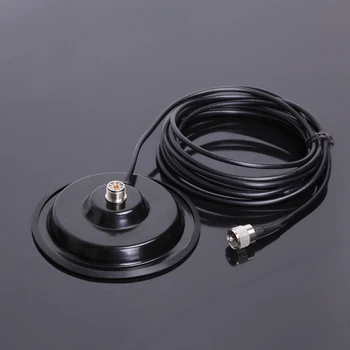 

HT700M Strong Magnetic Mount (base dia:14CM) 5M RG58A/U Coaxial Cable for Mobile Radio Car Radio Vehicle Radio Antenna