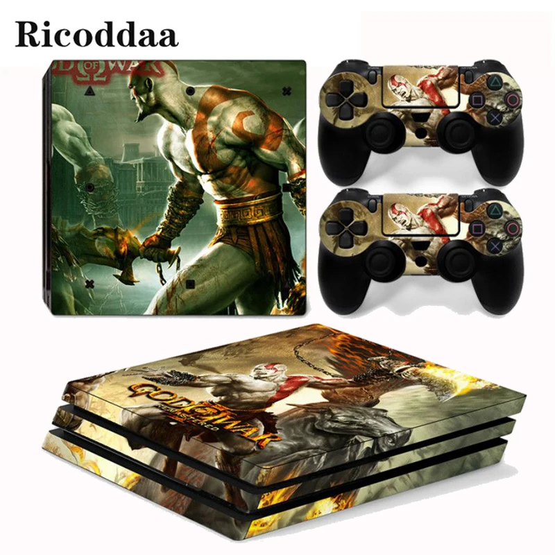 

God of War Removable Vinyl Decal Cover For PS4 Pro Console And Controllers Protective Skin Stickers For Sony Playstation 4 Pro