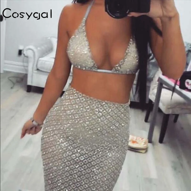 COSYGAL Новый Элегантный Холтер винтажный сексуальный боди пляжный костюм с