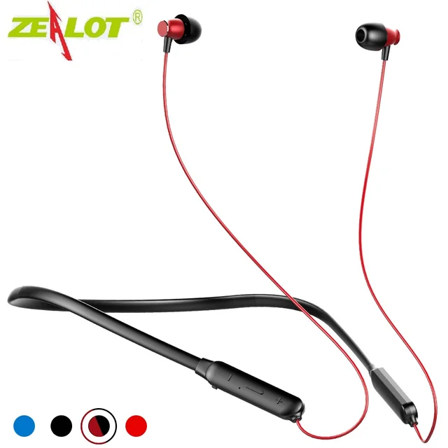 US $6.80 Zealot H15 Sport Bluetooth neckband Earphones wireless Stereo IPX5 Sweatproof bluetooth Headset for