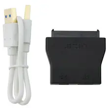 USB 3.0 TO 22PIN SATA 2.0 Female 3Gb Hard Disk Drive Cable External 2.5″ 3.5″ HDD SSD Adapter USB3.0 TO SATA Converter
