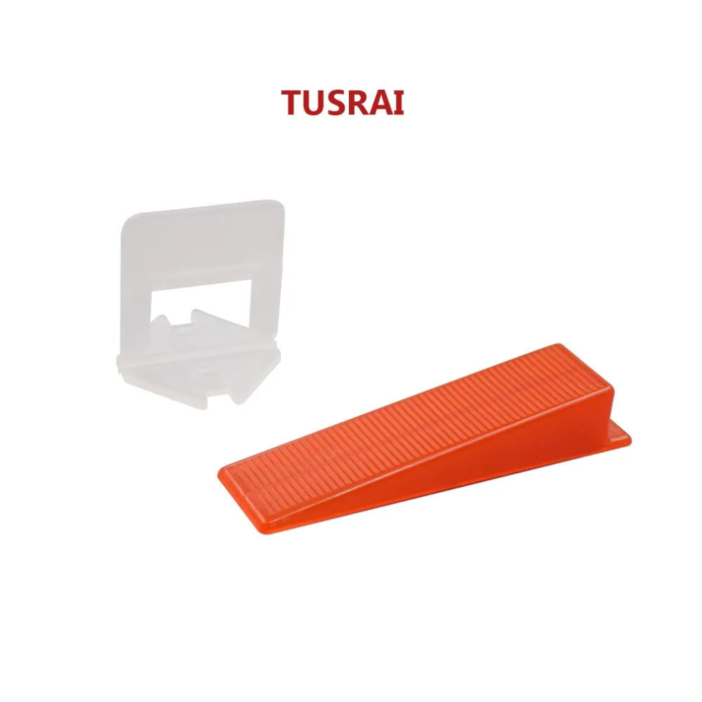 

Tile Levelling Wedges Clips Kit 200pcs 2mm 3/32" Wall Floor Lippage Leveling system Tiling Installation Laying Tools TUSRAI
