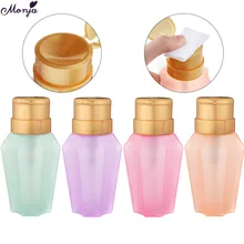 Monja, 250 мл, для дизайна ногтей, Ромб, пустой пресс-насос, бутылка, УФ гель для удаления воды, контейнер для хранения жидкости, Диспенсер, инструмент для маникюра