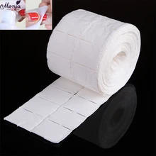Monja 500 шт/рулон для дизайна ногтей акриловое средство для снятия УФ гель-лака очищающее ватное ворсистое покрытие обертывание Полотенце бумага инструменты для маникюра