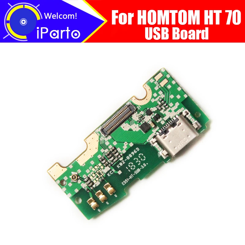 

HOMTOM HT70 usb board 100% Original New for usb plug charge board Replacement Accessories for HT70 phone.