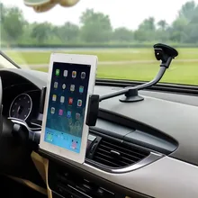 Dsupport LP-3C Gooseneck Soft Pipe Car Window Suction Mount Universal 3.5-5.5 inch Mobile Phone Holder 9-10 inch Tablet PC Stand