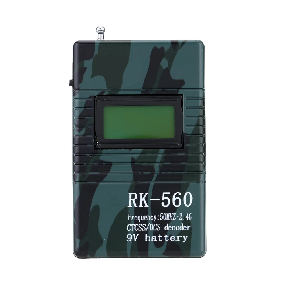 

RK560 50MHz-2.4GHz Portable Handheld Frequency Meter Counter DCS CTCSS Radio Testing