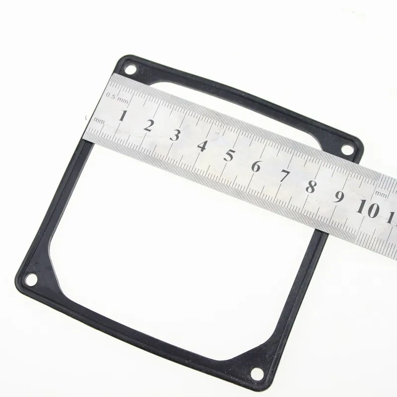 2 Pcs Gdstime 9cm Anti Vibration Gasket 90x90mm Black Protective Case