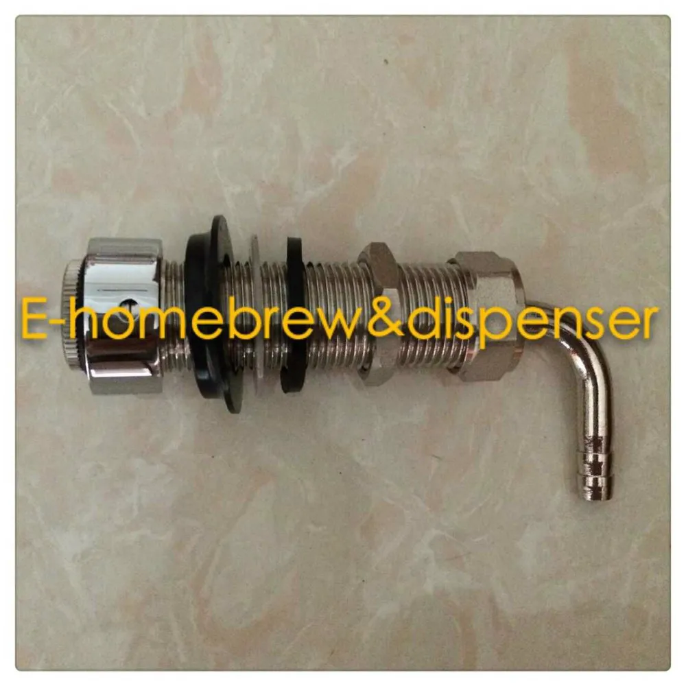 Free shiping 80mm length Beer Tap Kegerator Faucet Draft Shank with 8mm