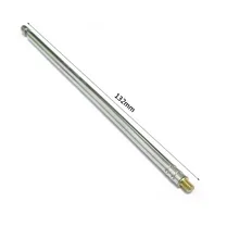 2шт 4 секции 430 мм длинная внешняя резьба радио FM антенна телескопическая антенна DIY Новая цена