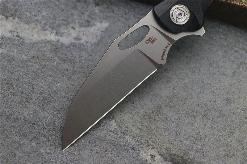 CH ночное hawk-G10 Флиппер складной нож D2 лезвие шарикоподшипник G0+ стальная ручка Походный охотничий карманный нож EDC инструменты