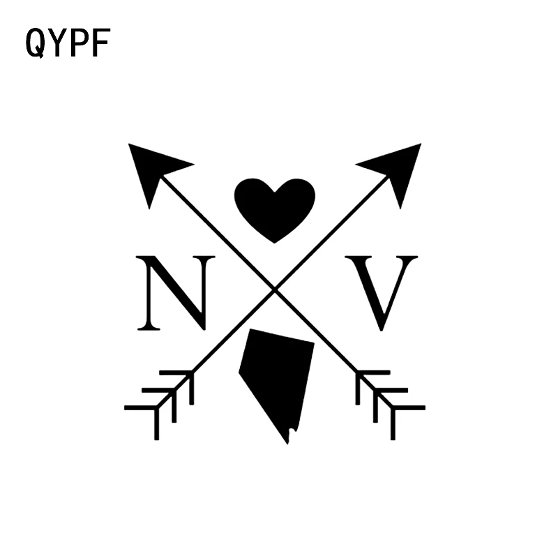 

QYPF 12.9*12.9CM Interesting Cross Bow Hunting Archery Decor Car Sticker Vinyl High Quality Silhouette C16-1665