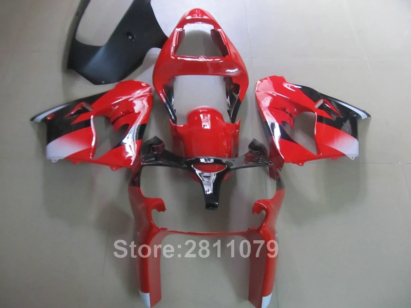 

Bodywork fairing kit for Kawasaki Ninja ZX9R 02 03 red white black fairings set ZX9R 2002 2003 VB02