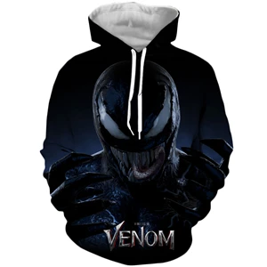 PLstar Cosmos брендовая одежда Новая модная мужская 3d Толстовка забавная venom 3D печать толстовка с капюшоном унисекс Повседневная Толстовка DY-33 - Цвет: color as the picture