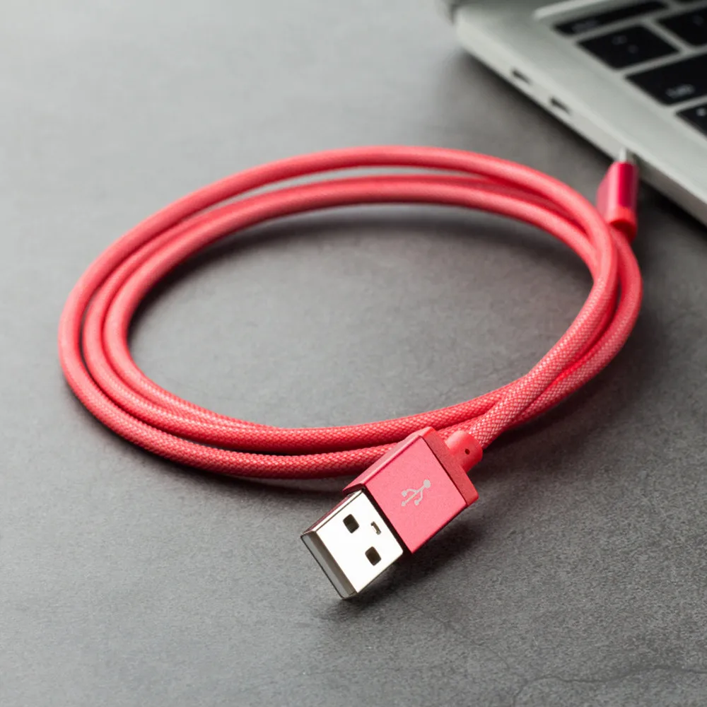 Кабель USB Type C для быстрой зарядки кабель в нейлоновой оплетке Samsung Galaxy S9 S8 Oneplus 6