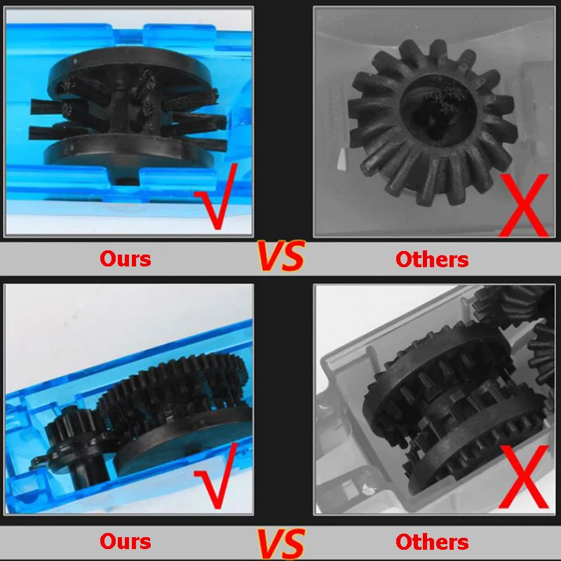4 PcsSet Bicycle Chain Cleaner Cycling Cleaning Machine Bike Quick Washing Tool Kit Brushes Scrubber Wash Tool Accessorie R0180 (8)