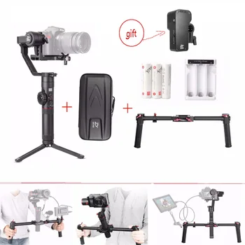 

Zhiyun Crane 2 3-Axis Handheld Gimbal Stabilizer for Camera + DH-1 Dual Handle Gimbal Grip,Zhi yun crane Gimbal for Camera