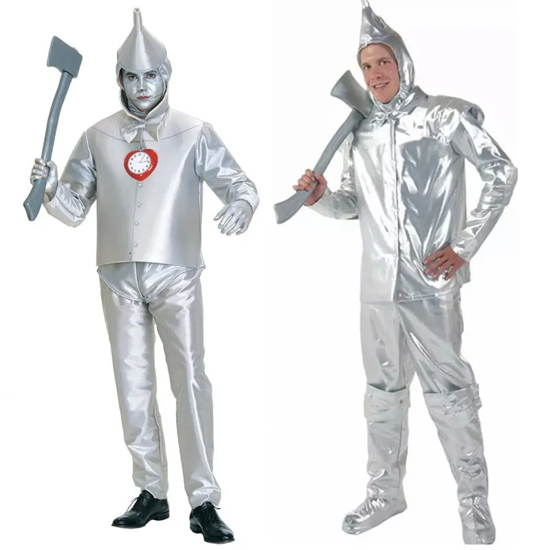 

Umorden Adult Mens Wizard of Oz Tin Man Cosplay Costumes Halloween Carnival Purim Mardi Gras Party Outfit