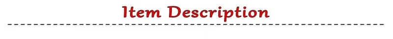 item description 