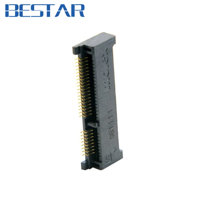 Mini PCI E pci express pcie mSATA 52pin розетка с высотой 4 0 мм Женская Стандартная плата SMT для
