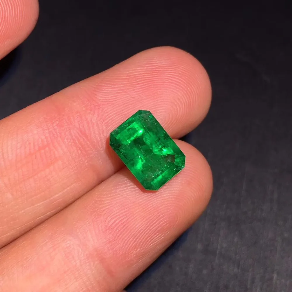 

Gemstone AIGS Cert Afghanistan 2.67ct Faceted Vivid Green Natural Emerald Gemstones Loose Gemstones Loose Stone Gems