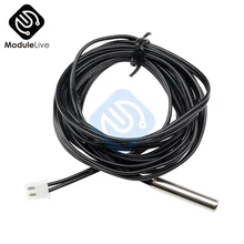 Para w1209 w1401 ntc termistor precisão sensor de temperatura 10k 1% 3950 prova prova d1 água 1m 100cm novo