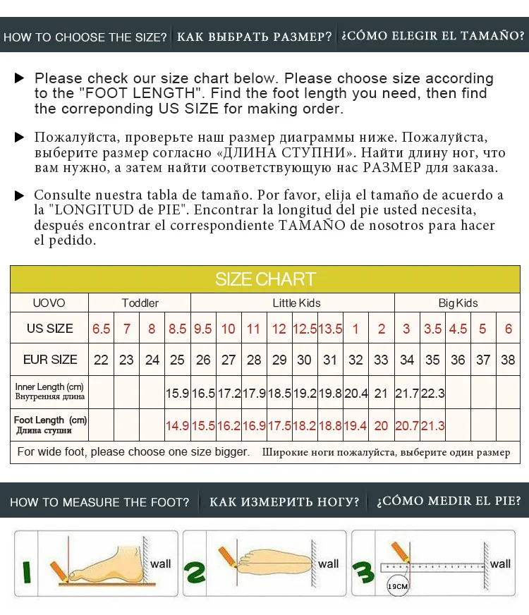 UOVO/Летняя обувь для мальчиков; брендовые Детские сандалии; детские сандалии с закрытым носком; высококачественные сандалии для маленьких и больших мальчиков; европейские размеры 25#-35