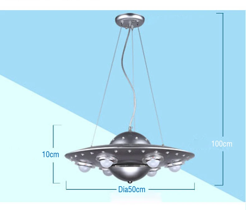 Ufo детская комната кулон Lightslampadario Bambini Abajur Infantil De Quarto Люстра для детей Детская комната Deco Enfant Chambre