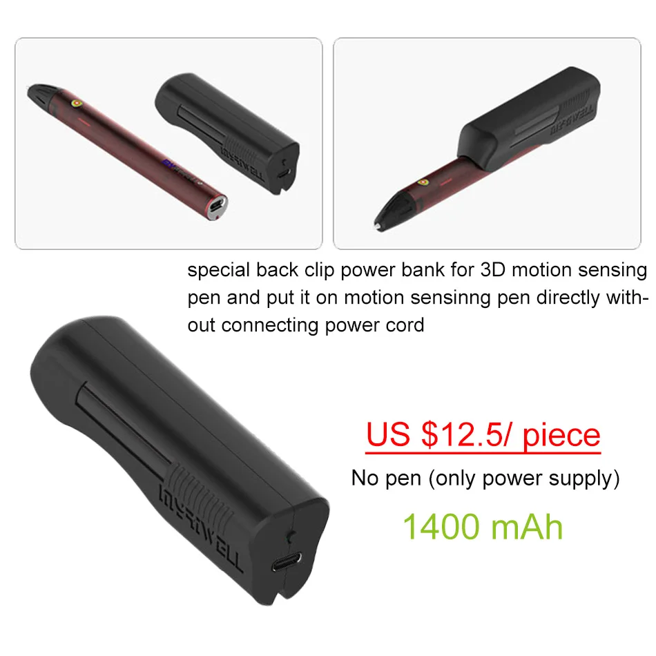 Myriwell 3D ручка сенсорная для рисования Волшебная Ручка печати USB зарядка 1 75 мм ABS/PLA