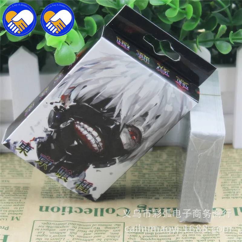 Новинка 54 шт. Аниме Tokyo Ghoul Conan Natsume Gintama коллекция игральные карты косплей игра