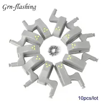 10Pcs 0.25W Universal Inner Hinge Sensor Light LED under cabinet lamp closet Wardrobe Bedroom Kitchen Cabinet LED night Lighting goodland led under cabinet light universal wardrobe light sensor led armario inner hinge lamp for cupboard closet kitchen
