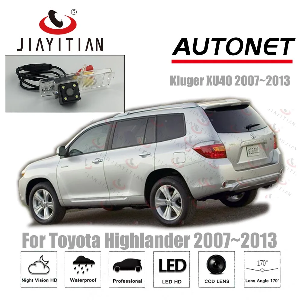 

JiaYiTian rear view camera For Toyota Highlander Kluger XU40 2007~2013 CCD Night Vision Reverse camera License plate camera