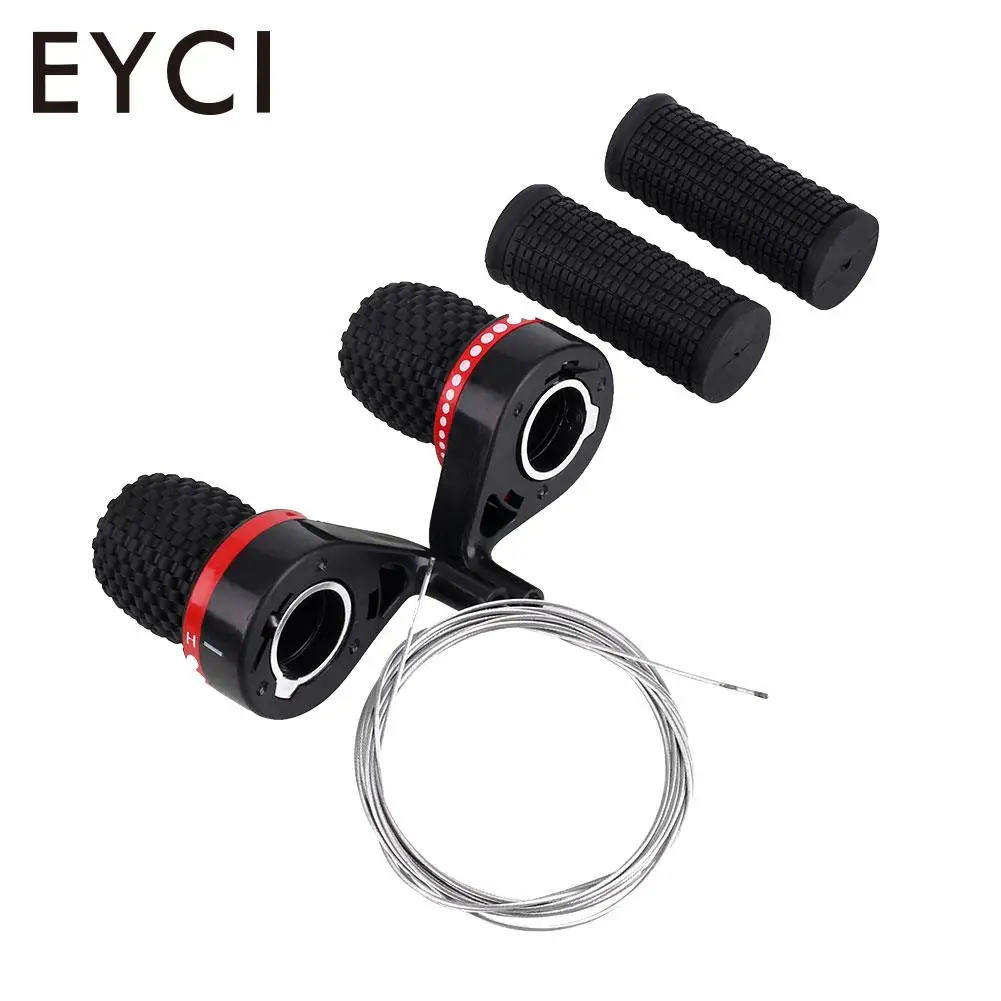 

22.2MM 18/21 Speed Cycling Derailleur Shifter with Twist Grip Set Microshift Black Mountain Bike Accessories Bicycle Parts