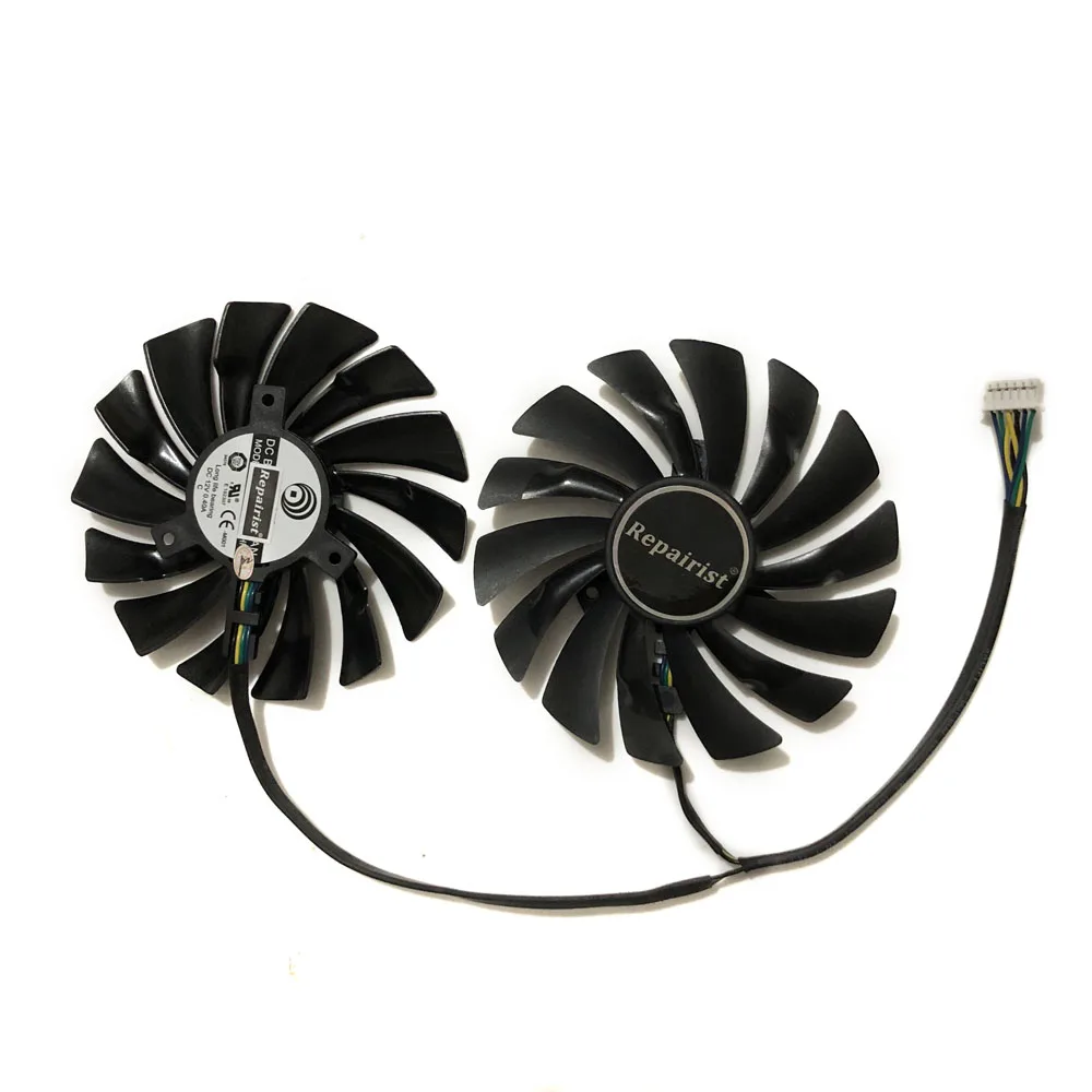 Вентилятор охлаждения карты 2 шт./компл. Graohics для игровых видеокарт MSI GTX980 970 gtx970