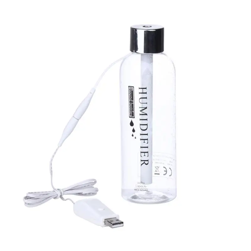 

Creative Bottle Design USB Ultrasonic Humidifier Car Home Office Mini Aroma Dif Air Purifier Aroma Diffuser Mist Maker Fogger