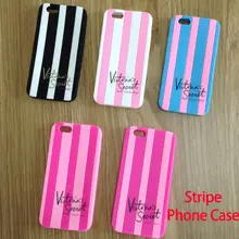 Sexy Fashion For iPhone 6Plus 6 5 4 S SE Pink Soft Silicone Stripe Luxury Phone