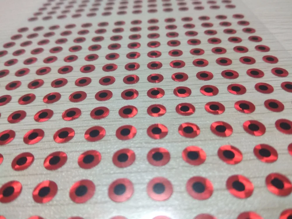

3mm 4mm 5mm 6mm 7mm 8mm 9mm 10mm 12mm 13mm 14mm 15mm 16mm 18mm 19mm 20mm Red 2D Holographic Fishing Lure Eyes Fly Tying Jigs