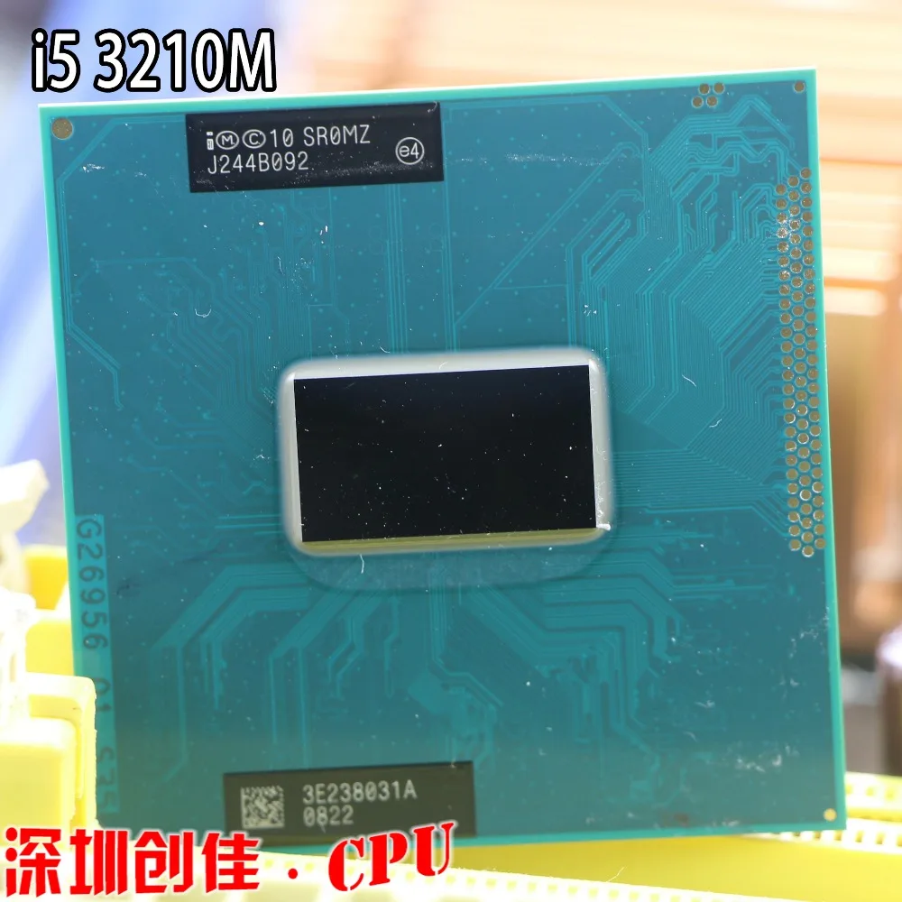 Двухъядерный процессор intel Core i5 3210M 2,5 Ghz для ноутбука SR0MZ socket G2 i5-3210M cpu