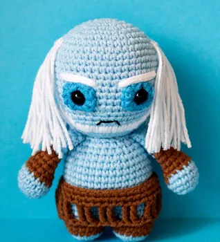 

crochet toys amigurumi white walker model number w4104