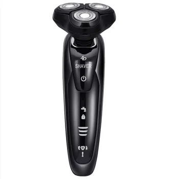 

Floating Electric Shaver Razor For Men 4D Automatic Shaving Machine Waterproof Rechargeable Hair Trimmer Triple Blade Rotation